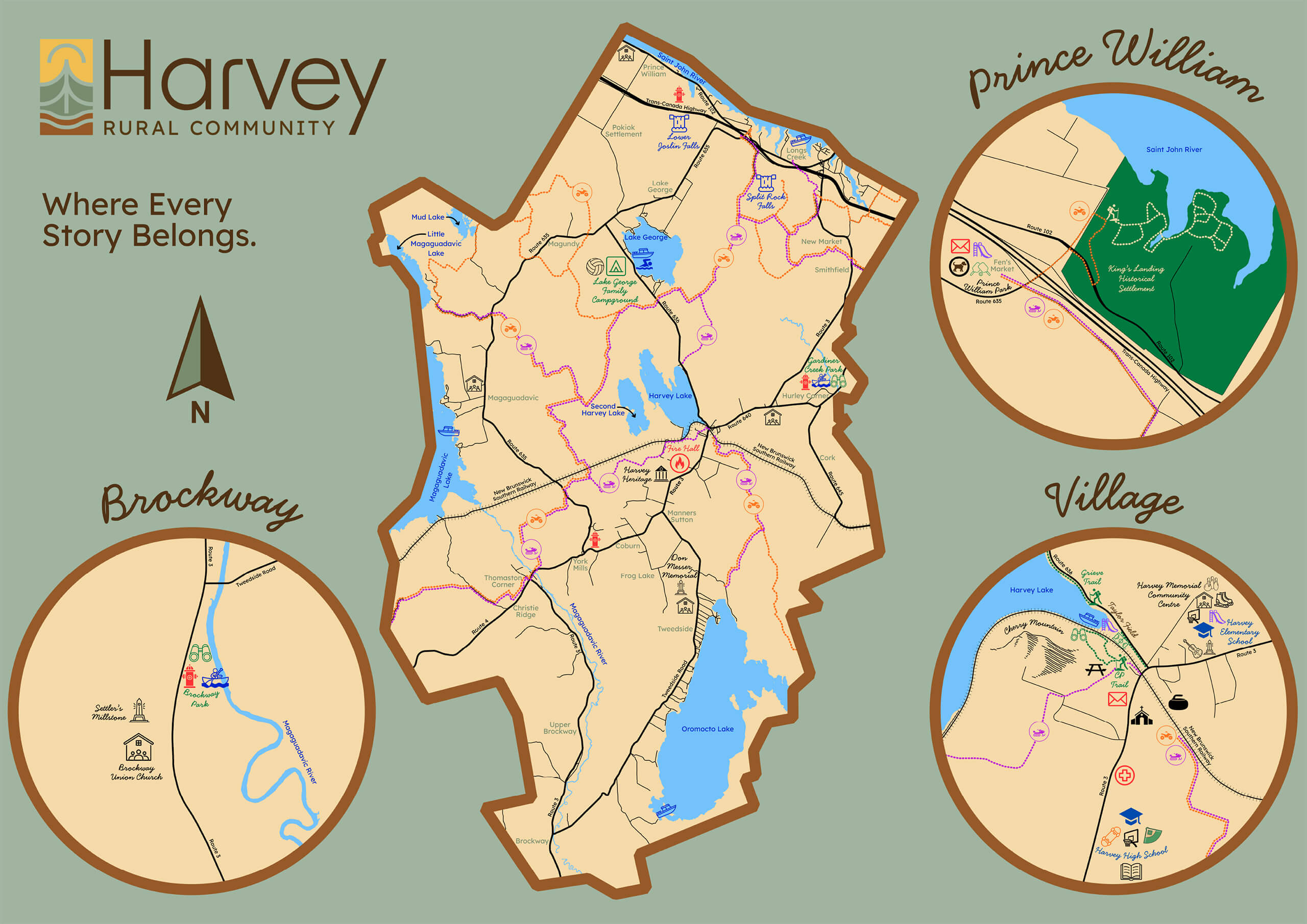 Harvey Rural Community - Map